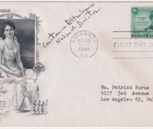 US 974 Autographed FDC Signed by Constance Rittenhouse, Girl Scout Director