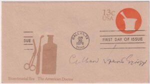 US U574 Autographed FDC, Signed byAlbert Szent-Györgyi, Nobel Prize