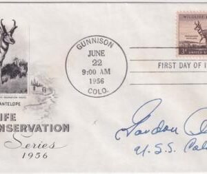 US 1078 Autographed FDC Signed by Gordon Arlott, Senator