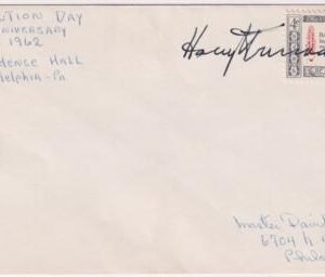 US 1141Autographed Cover Signed by Harry Truman