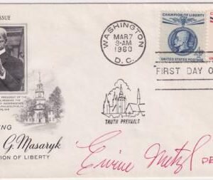 US 1147-78 Autographed FDC Signed by Ervine Metzl, Designer