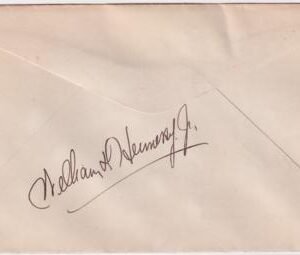 US IIinois, Henton 703 Fancy Cancel Cover, George Washington in Red