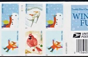 US 4937-40d Modern Imperf Winter Fun Booklet