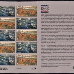 US 4787-8b Modern Imperf Civil War Battles Sheet