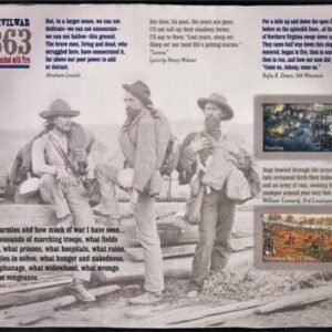 US 4787-8b Modern Imperf Civil War Battles Sheet