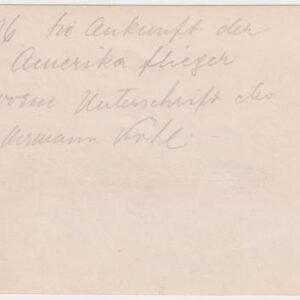Germany 1928 Photograph Signed by Hermann Kohl, Pioneer Aviator