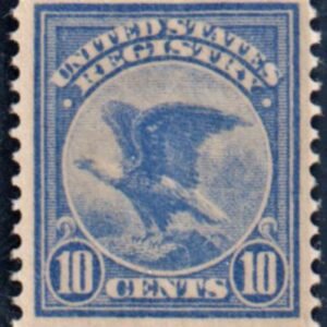 US F1 Registration Stamp F - VF Mint NH Fresh! cv $160