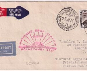 Germany 1931 Polar Flight Cover with C42