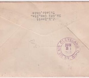 US 1933 728 & 729 Anniversary Flight Signed by Pilot, Harold L. Knoop