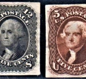 US 67-E9d, 69-E6d Early Classics VF Mint Essays on India cv $600