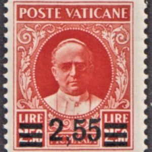 Vatican 38 F - VF+ / LH Signed