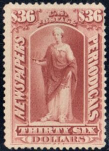 US PR77 Newspapers F - VF Mint NH Expertly Regummed - Sharp Impression - cv $350