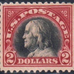 US 547 Washington / Franklin VF Mint LH Reperfed Left cv $125