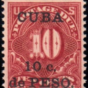 US Possessions - Cuba J4 F - VF NH Pristine OG cv $60