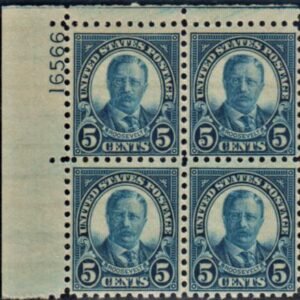 US 586 F - VF Mint Hinged cv $275
