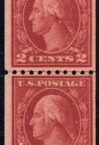US 488 Washington / Franklin F - VF Unused NH Fresh Line Pair cv $90