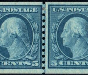 US 496 Washington / Franklin F - VF LH Line Pair cv $30