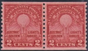 US 656 F - VF+ NH Fresh Coil Pair cv $45