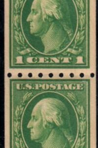 US 410 Washington / Franklin VF Mint NH Fresh Pair cv $32.50