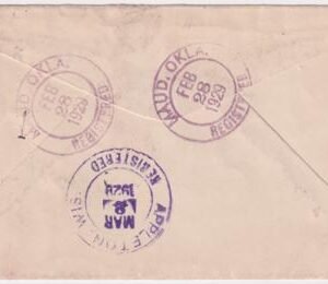 US Oklahoma, Maud 642, 646, 650 Fancy Cancel Cover, The Navy