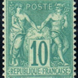 France 68 F - VF+ Mint LH Very Well Centered Type I Signed "J. Depasse" cv $800