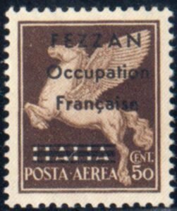 Fezzan - French Occupation PA1 XF Mint NH cv $650