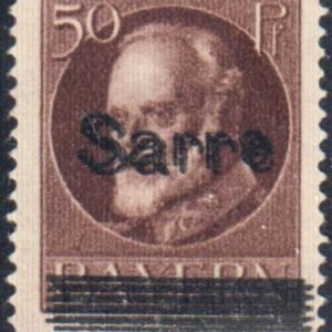 Saar 31a Fine+ NH Signed A Burger BPP cv $575