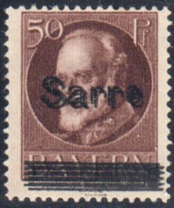 Saar 31a Fine+ NH Signed A Burger BPP cv $575