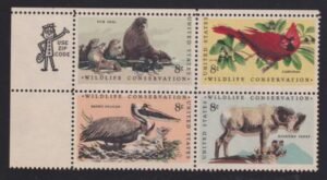 US 1464-67 Zip Block with Black Color Shift, Birds