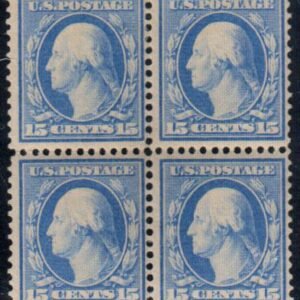 US 366 Washington / Franklin F - VF Mint Hinged Slightly Disturbed Gum Overall cv $6,250