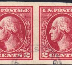 US 533 Washington / Franklin VF Used Pair Light Cancel cv $350