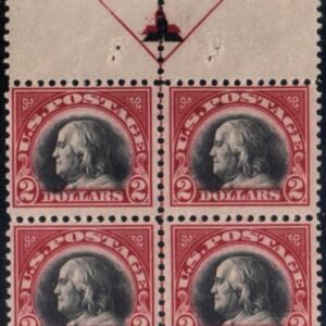 US 547a Washington / Franklin Fine+ Mint NH Top Arrow Block - cv $1,700++