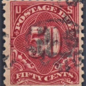 US J58 Postage Dues VF Used PSAG Cert cv $1,700