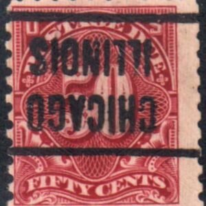 US J58 Postage Dues Just Fine Used Inverted Chicago Precancel cv $750