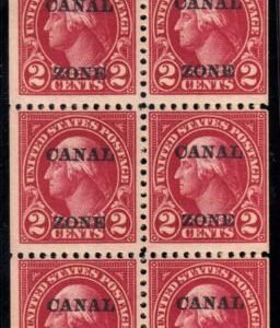 US Possessions - Canal Zone 73a F-VF Mint NH - Fresh cv $260