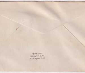US IIinois, Henton 716 Fancy Cancel Cover, George Washington