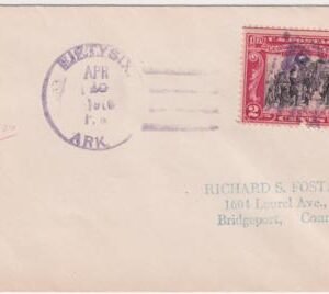 US Arkansas, Fifty-Six 650 Fancy Cancel Cover, 56 Solid Numerals