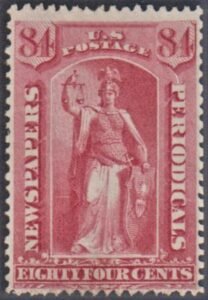 US PR46 Newspaper Fine Mint No Gum As Issued Reperfed at Bottom, PF Cert cv $5,250