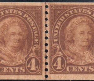 US 601 F-VF Mint NH Line Pair cv $55