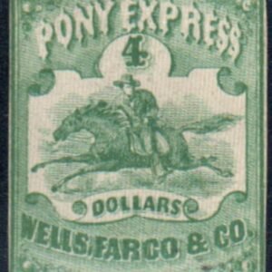 US 143L2 Local Mint No Gum - Wells Fargo - Scarce! cv $850