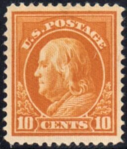 US 416 Washington / Franklin XF Mint Hinged cv $65