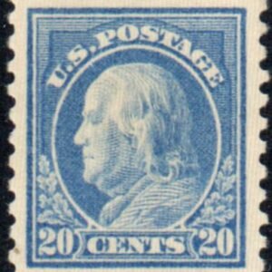 US 438 Washington / Franklin XF Mint LH Large Margins - PF 90 Graded Cert cv $310