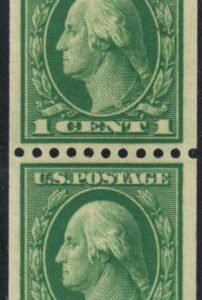 US 448 Washington / Franklin XF Mint NH Pristine Pair cv $115