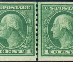 US 452 Washington / Franklin VF Mint NH Line Pair cv $160