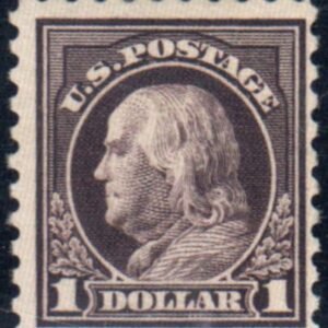 US 478 Washington / Franklin Fine Mint LH cv $600