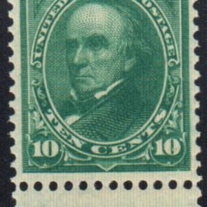 US 273 Bureau and Regular Issue VF-XF Mint LH Large Margin, Weiss Cert cv $130