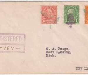 US Illinois, New Lenox 632, 638, 642 Fancy Cancel Cover, Holly, Bell