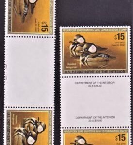 US RW72 VF NH Vertical + Horizontal Gutter Pairs cv $250