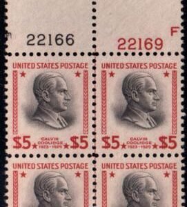 US 834 XF NH Plate Block