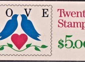 US 2441c Error Mint NH Booklet of 10 Missing Pink on Top Pane APS Cert cv $950